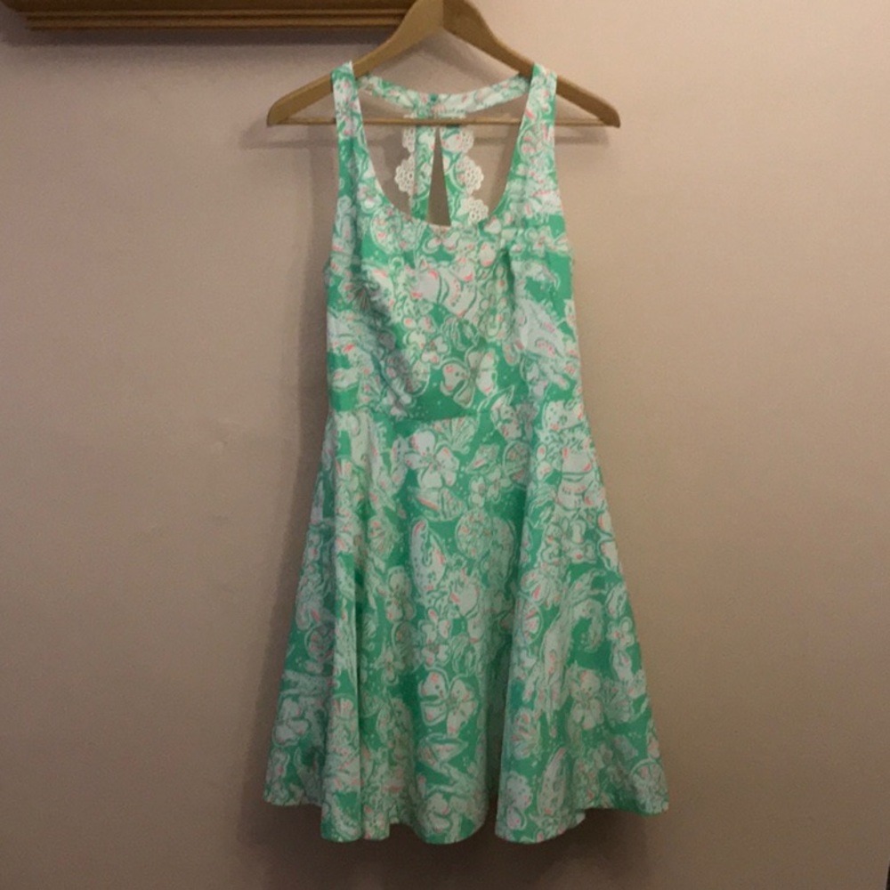 Lilly pulitzer beach bash zo fit and flare dress